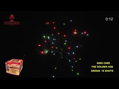Hibiscus Flowers Consumer Cake Fireworks 15 Shots Un0336