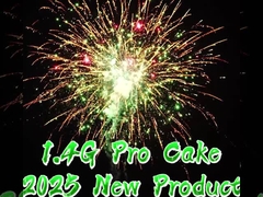 Caliente de alta calidad 200 disparos 1000G torta fuegos artificiales 1.4 Pro torta pirotécnica para el mercado estadounidense 2025