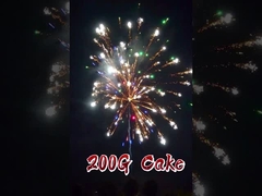 Exportación china de alta calidad 16 tiros 200g torta fuegos artificiales 1.4g Un0336 fuegos artificiales