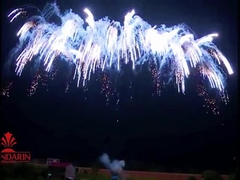 Los fuegos artificiales profesionales de los tiros del mandarín 50 apelmazan la pirotecnia china de los fuegos artificiales