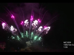130 disparos pirotecnia profesional fuegos artificiales AFSL certificado