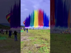 Compra fuegos artificiales diurnos de China Torta al por mayor Fuegos artificiales pirotecnia humo colorido fuegos artificiales torta