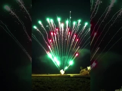 Mandarín personalizado 100 disparos Torta fuegos artificiales 1.4G UN0336 Fuegos artificiales del mercado general