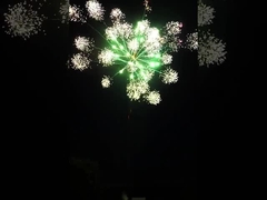 Celebración de los consumidores Torta Fuegos artificiales Fuegos artificiales grandes Fuegos artificiales pirotecnia