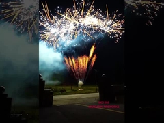 100 fuegos artificiales grandes chinos al aire libre de la torta de la pirotecnia del festival de los tiros