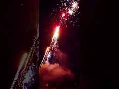 El escupitajo mágico de los tiros del mandarín 740S gotea los fuegos artificiales del paquete del surtido de la pirotecnia