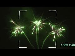 Liuyang 100 tiros torta fuegos artificiales con pirotecnia China fábrica de fuegos artificiales