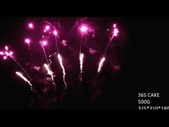 Fuegos artificiales de alta calidad 36 tiros 500G torta de forma de abanico Fuegos artificiales mayoristas Liuyang de China