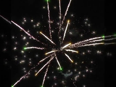 25 disparos Fuegos artificiales pirotécnicos torta personalizado 180x180x225cm