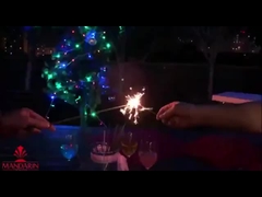 Festival 10'Inch Color Sparkler Fuegos artificiales Feliz Familia Fuegos artificiales pirotecnia para el Año Nuevo