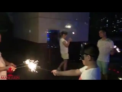 Fuegos artificiales de oro de 10 pulgadas Sparkler 240mm para boda / fiesta de cumpleaños