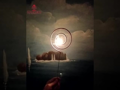 Lollipop Sugar-Loaf Lollipop Sparkler, Niños / Niños en interiores con chispas sin humo