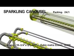 Carrusel Tiempo Linterna Sparkler, Mandarín Navidad Boda juguete fuegos artificiales