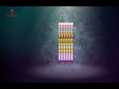 0.039CBM Roman Candle Fuego de artificio 1 pulgada 5 8 bolas de tiro para la fiesta de cumpleaños