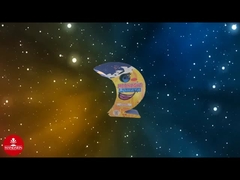 La luna formó la fuente divertida de los fuegos artificiales del nuevo diseño adaptable de los fuegos artificiales de la fuente