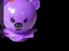 El pequeño oso giratorio juguete fuegos artificiales fuentes pirotécnicas Pyro Sparkler