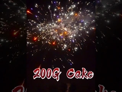 Fábrica china mayorista 200G 16 tiros forma de abanico torta de consumo fuegos artificiales de Liuyang personalizados