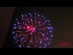 Fábrica china 4 pulgadas de pantalla conchas Fuegos artificiales 2 3 4 5 6 7 8 pulgadas 1.3g pirotecnia profesional