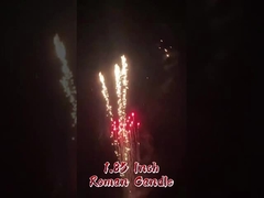 1.85 pulgadas 8 bolas velas romanas fuegos artificiales pirotecnia profesional 1.3g 8 disparos velas romanas