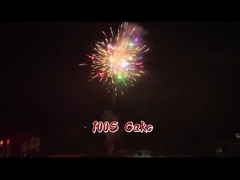 Fuegos artificiales de pastel de papel de 100 disparos para exteriores chinos al por mayor de fábrica 2025 para festivales