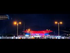 El espectáculo de fuegos artificiales de la temporada de graduación