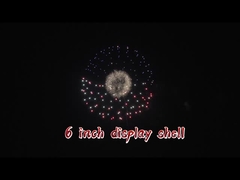 1.3g bola profesional pirotecnia fuegos artificiales fábrica 6 pulgadas proyectiles de pantalla fuegos artificiales para la venta