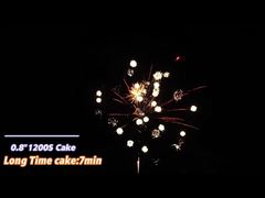 Batería de fuegos artificiales grande de Año Nuevo Chino Liuang Mandarin de 0.8 pulgadas y 1200 disparos, fuegos artificiales enormes estándar