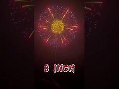 1.3g UN0335 Fuegos artificiales profesionales Exhibición de bolas de proyectiles de artillería para celebración Festival Boda