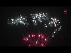 Fuegos artificiales personalizados CE 1,3G Un0335 de EE. UU., pirotecnia al por mayor de fuegos artificiales de pastel de 1,2 pulgadas 100s