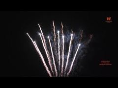 fuegos artificiales profesionales modificados para requisitos particulares 1.3g de la pirotecnia torta de los fuegos artificiales de la exhibición de la forma de Z de 0,8 pulgadas 49 tiros
