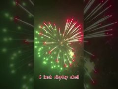 Fábrica china, pantalla de 6 pulgadas, conchas, pirotecnia, artillería, papel, fuegos artificiales