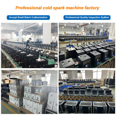 800W Waterfall Remote Inverted Cold Spark Machine for Stage Spark Fall Control Mode DMX512/Remote