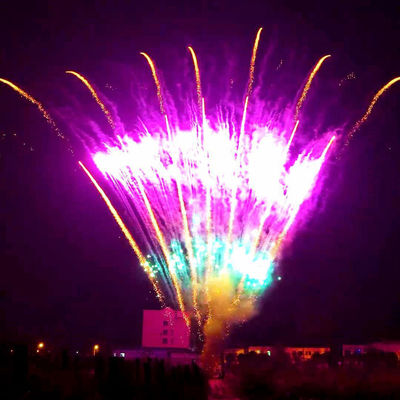 130 fuegos artificiales chinos 1.4G de la torta de la exhibición del festival de la Navidad de los tiros al aire libre para el partido