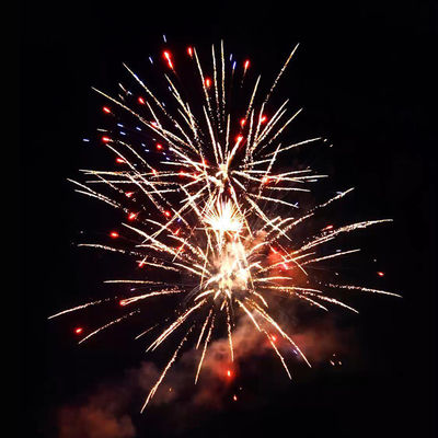 Pirotecnia china de 100 de los tiros del banquete de boda fuegos artificiales de la torta para la celebración del festival