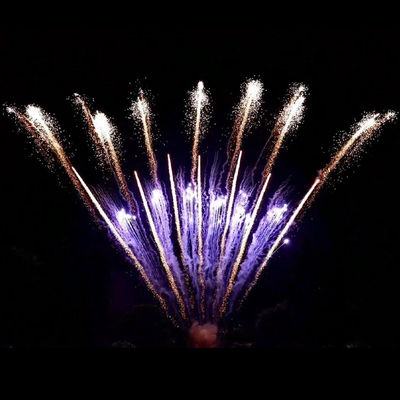 Fuegos artificiales profesionales de Liuyang Pirotécnica 78 disparos Fuegos artificiales de pastel 1.3g