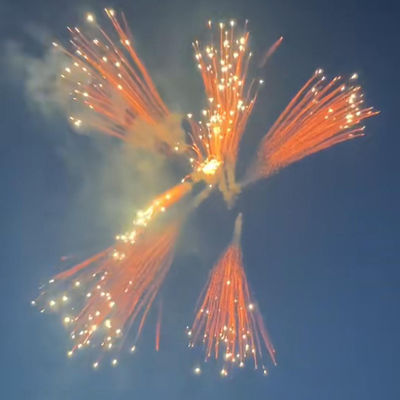 Torta de fuegos artificiales de cola de caballo de alta calidad de Liuyang de plata de la fábrica china de fuegos artificiales y fuegos artificiales de consumo