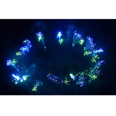 Forma redonda 500G 49 disparos Torta Fuegos artificiales personalizados Fuegos artificiales Tubo de torta Tamaño 25x30x225 Oportunidad boda