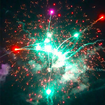 Fuegos artificiales de pastel Liuyang de 20 disparos con tamaño de tubo de 30*36*225 y tamaño de producto de 235*290*225 para uso seguro en exteriores
