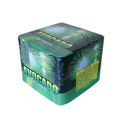 Fuegos artificiales de yeso al por mayor de China Pirotécnica de 25 disparos Fuegos artificiales de torta de moho 2025 para el mercado de Yemen Djibouti
