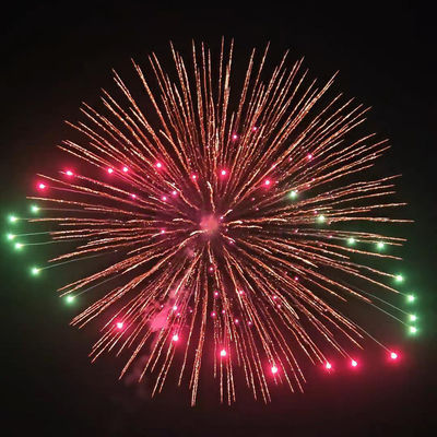 Fuegos artificiales mandarín de 1,3 g, fuegos artificiales profesionales de mortero de saludo de bola pirotécnica para la venta, fuegos artificiales de 8 pulgadas, carcasas de exhibición