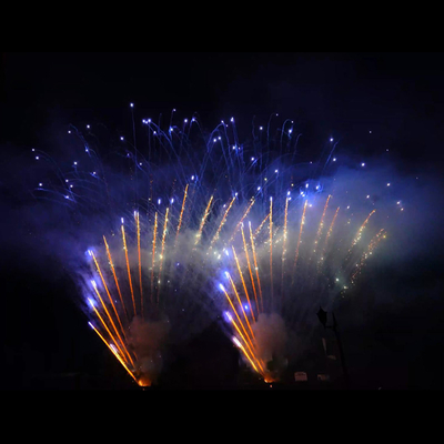 Fábrica Liuyang Mandarín Display Profesional Fuego de artificio Torta 0,8 pulgadas 100 disparos Torta Fuego de artificio 1.3g Suministros pirotécnicos