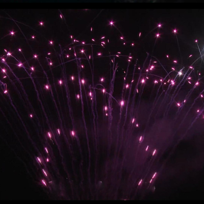 1.3G Proyecto de fuegos artificiales pastel 180 disparos personalizable festivales de Navidad rosa Crossette Fuegos artificiales de pastel profesional al aire libre