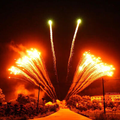 Fábrica Liuyang 1.3G Profesional 12 Tiros Fuegos Artificiales de una Sola Fila Exhibición China Mayorista Festival Año Nuevo Pirotecnia