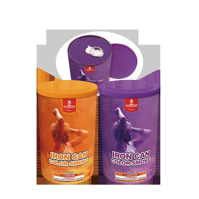 150S lata de hierro fuegos artificiales de humo colorido China exporta bombas de humo para fiestas y festivales