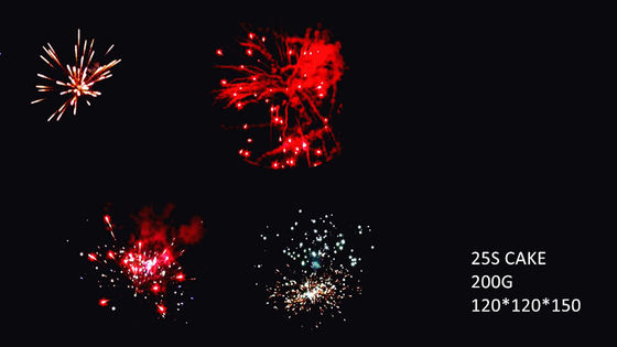 2021 nuevos 16 fuegos artificiales chinos de alta calidad de la torta del consumidor de los tiros 200g para el partido de la celebración