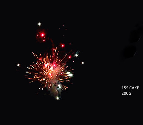 15 fuegos artificiales de la torta de los tiros 200g de pirotécnica chino de alta calidad de Liuyang con efectos especiales