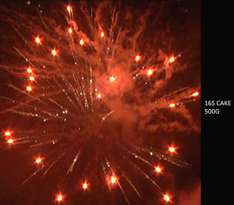 Los nuevos 16 tiros 200g del mandarín 2021 apelmazan los fuegos artificiales para el partido de la celebración