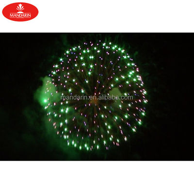 La bola aérea Shell del mortero del saludo exhibición de 3 pulgadas descasca los fuegos artificiales modificados para requisitos particulares