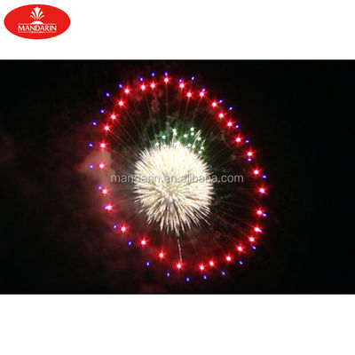 Los proyectiles de artillería profesionales/5 de las bolas de la pirotecnia del partido avanzan lentamente los fuegos artificiales de las cáscaras del bote