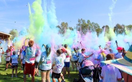 Cañón del confeti de Popper del partido, cañón del polvo de Holi para la boda